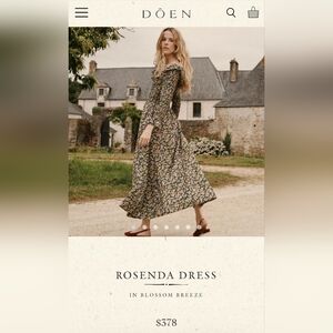 Doen ROSENDA DRESS- Blossom Breeze